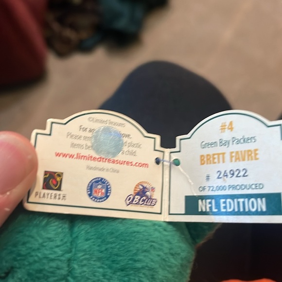 Rare Limited Edition Brett Favre Bear - Picture 6 of 6